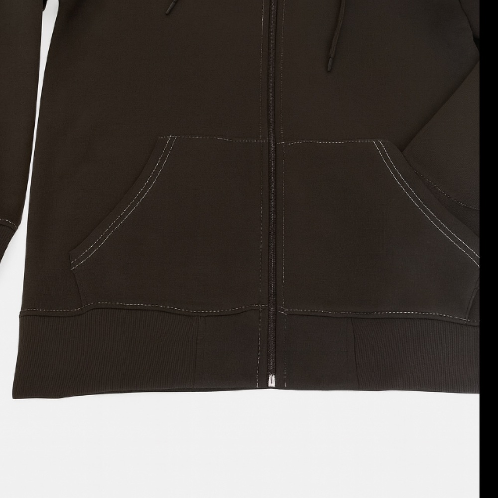 True Religion Buddha Logo Seal Zip Hoodie Brown Men’s M - Picture 6 of 14